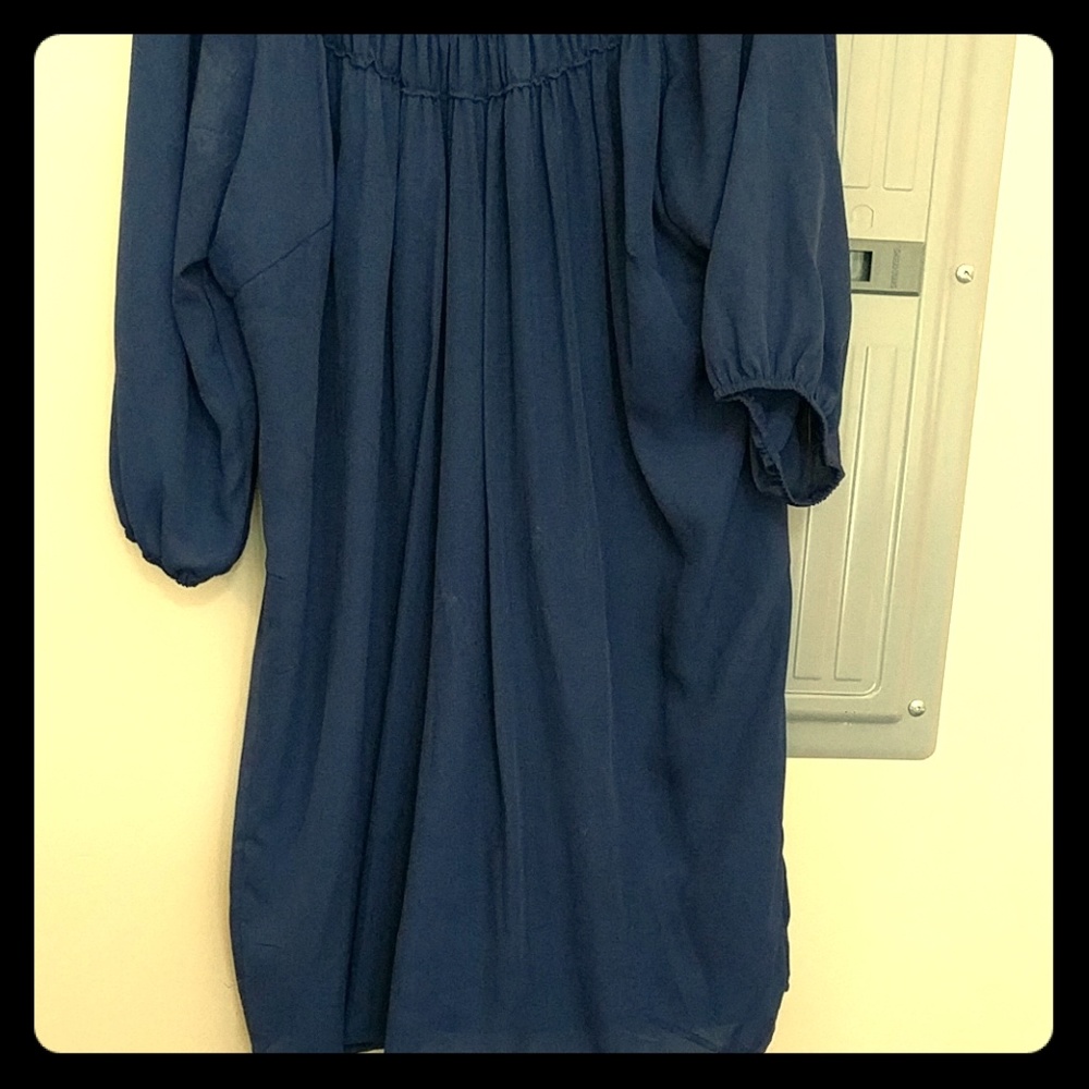 Blue dress